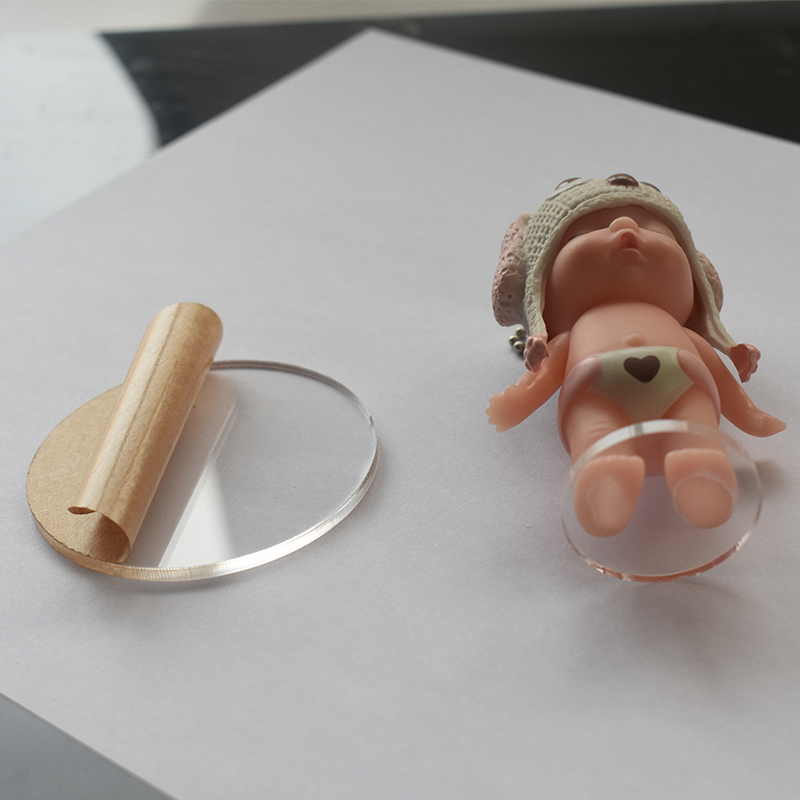 Car small footed paparazzi Reinforced base round enlarge Stuck Area Base Blind Box Apartdoll Special Base