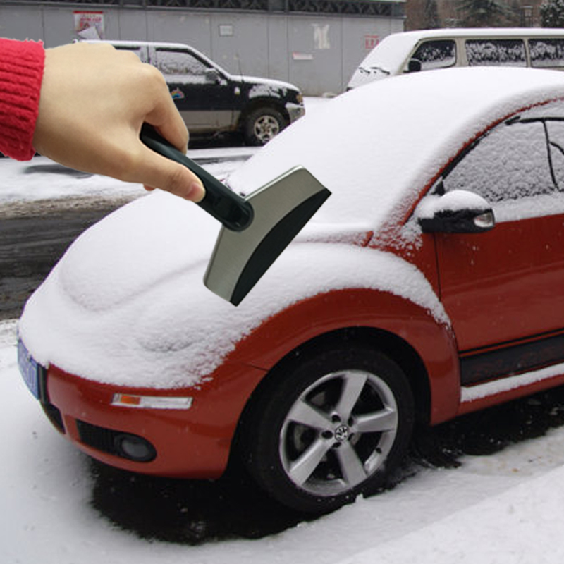 Car snow shovel Winter travel de-icing defrosting shovel snow car supplies stainless steel glass scraping snow remover snow removing tool