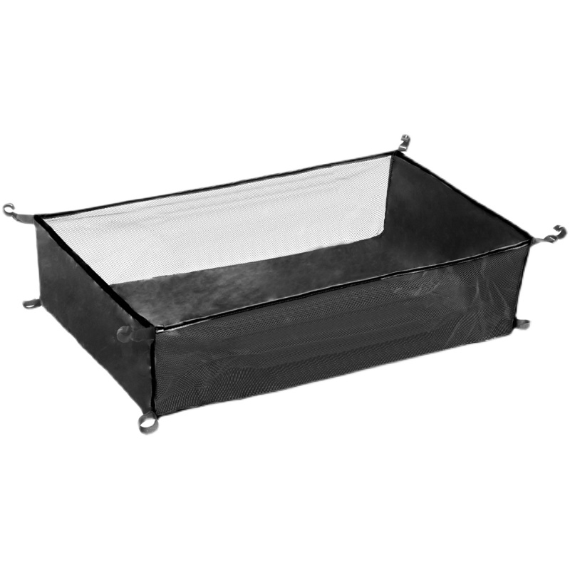 Outdoor Folding Table Long Mesh Pocket Portable Containing Basket Picnic Barbecue Square Web Pocket