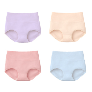 猫人 高腰纯棉抗菌中腰内裤3条