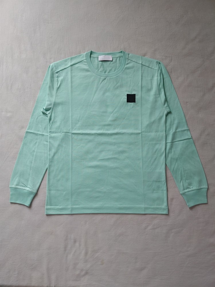 20SS 22713 LONG MERCERISED COTTTON T-SHIRT TOPSTONEY-LONG SLEEVE T-SHIRT