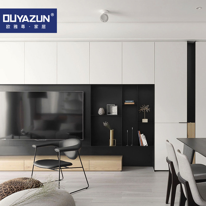 Living room Full house Custom TV cabinet Dingding with whole face Background cabinet Full wall TV cabinet Composition wall cabinet Background wall