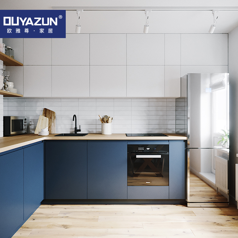 Ouyazun integrated cabinet custom kitchen integrated quartz stone countertop stove cabinet?