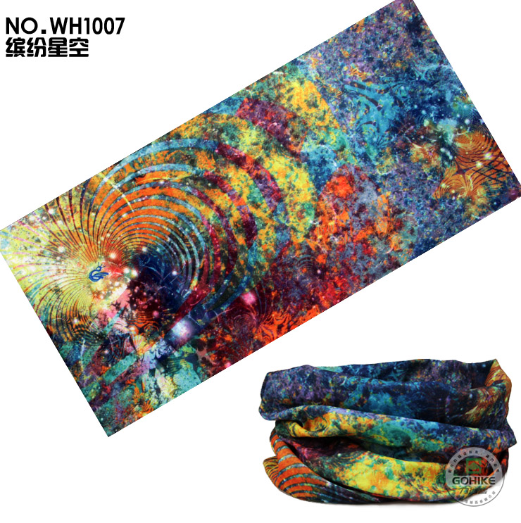 Nữ thể thao ngoài trời bib nam người bạn xe đạp liền mạch ma thuật headband cao độ ẩm đàn hồi thấm hút khăn quàng cổ - Kerchief / Earflap khăn trùm đầu nam