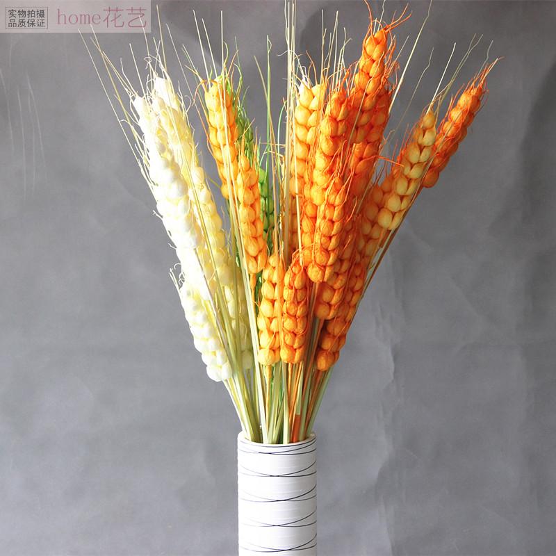 Mô phỏng lúa mạch cành hoa khô hoa giả lúa mì vườn phòng khách phòng ngủ trang trí nội thất hoa sân khấu prop - Hoa nhân tạo / Cây / Trái cây bình hoa hồng giả đẹp