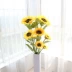 Hoa hướng dương nhân tạo hoa giả hoa mặt trời hoa lớn đơn đặt bó phòng khách sàn nhà trưng bày hoa trang trí - Hoa nhân tạo / Cây / Trái cây