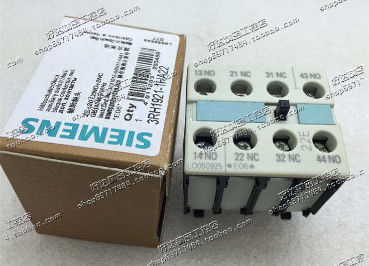 Original Siemens contactor auxiliary contact 3RH1921-1HA22 3RH1921-1FA22 spot
