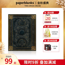 paperblanks flagship store bronze ancient door soft leather notebook notebook notebook diary book Handbook account book soft leather book French European classical art exquisite retro gilding primary school students