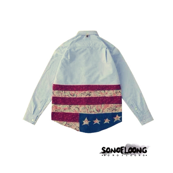 GC出品SONOFLOONG LUNGTA STARS B.D. 国旗牛津纺厚衬衫 非VISVIM