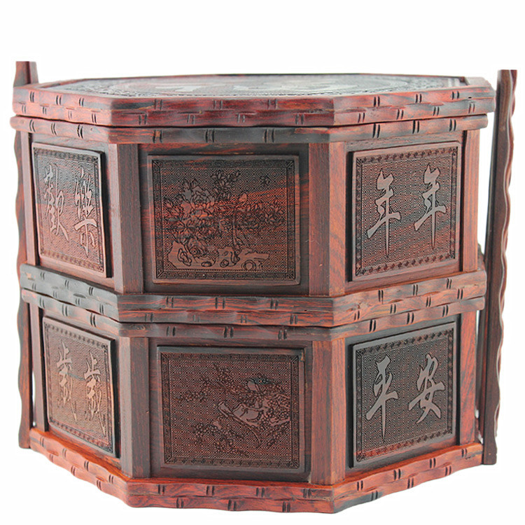 Mahogany Mahjong Mahjong Hộp Mahjong Lưu trữ Hộp Hộ gia đình Mahjong Cờ đỏ Rosette Lá lớn Gỗ hồng mộc 146 tờ - Các lớp học Mạt chược / Cờ vua / giáo dục chips coin