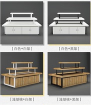 Supermarket Middle Island Shelf Cosmetics Display Cabinet Mall Pile Head Promotion Running Water Table Mother & Baby Play Display Table