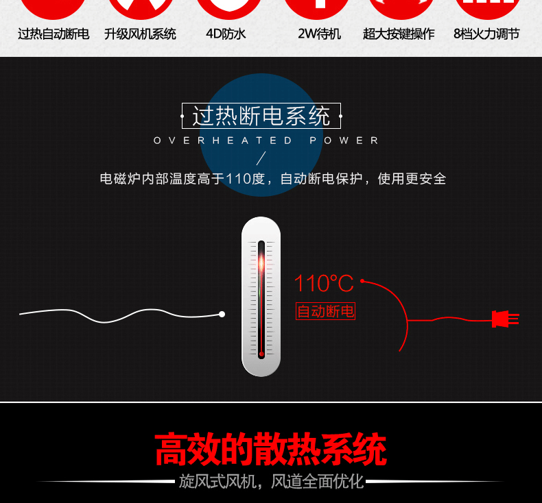 bếp từ latino Bếp điện từ cảm ứng 4G G35S công suất cao 3500W Home 3000W Bếp cảm ứng xào thông minh thương mại bếp nấu lẩu