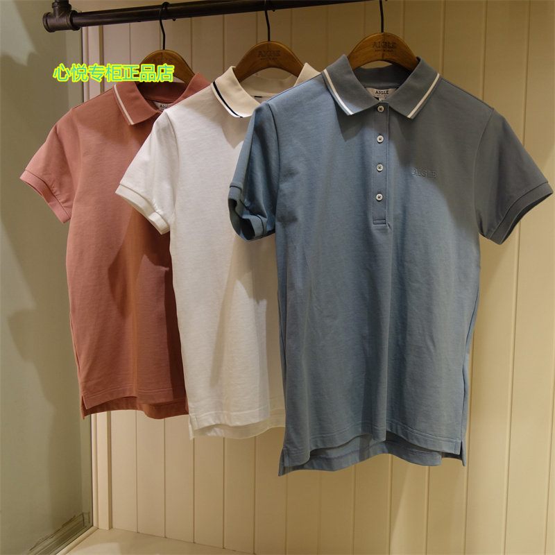 AIGLE AGao 2022 Spring Summer Girl AS22WPOL01 speed dry short sleeve POLO Q3961 Q3961 Q3966 Q3967