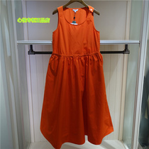 French AIGLE AGao 2022 Spring Summer Womens section WS22DR08 Leisure sleeveless one-piece dress Q1653