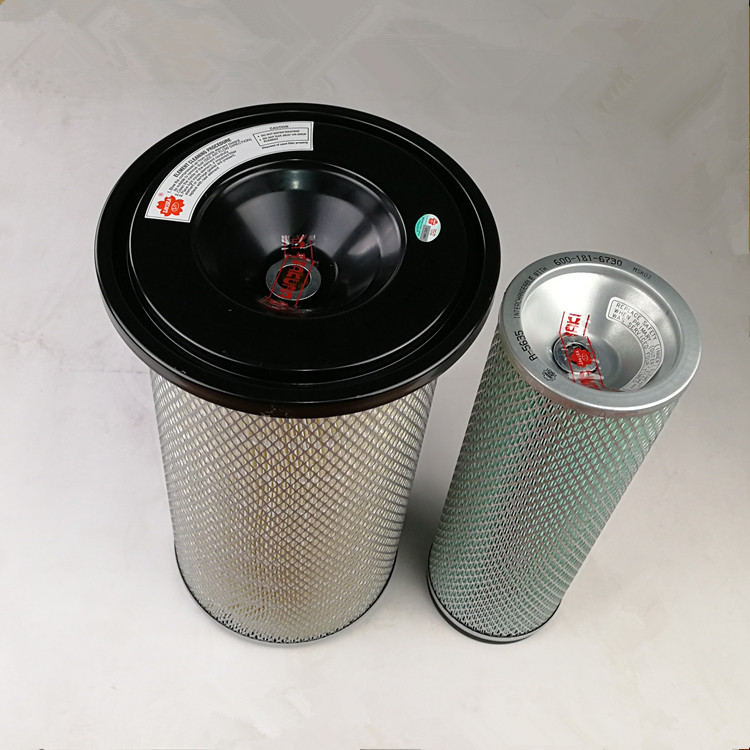 Cherry blossom air filter suitable for small pine PC200-6 220-6 dredger air filter core air filter