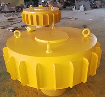 RCDB conveyor belt suspended electromagnetic iron remover suction iron stone automatic powerful magnet super industrial mine suction cup