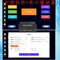 Intelligent control system Central control software server Interactive multimedia display Serial video audio player