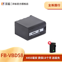 FB standard VBD58 battery Panasonic PV100 UX90 MDH2 PX298 camera dedicated battery