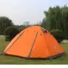 Werewolf aluminum pole tent Single 2 double double double door 3-4 people outdoor camping tent anti-rain ultra-light