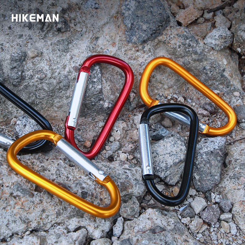 D type hanging buckle aluminium alloy mountaineering buckle outdoor multifunctional quick buckle key buckle backpack buckle kettle buckle objects finishing-Taobao