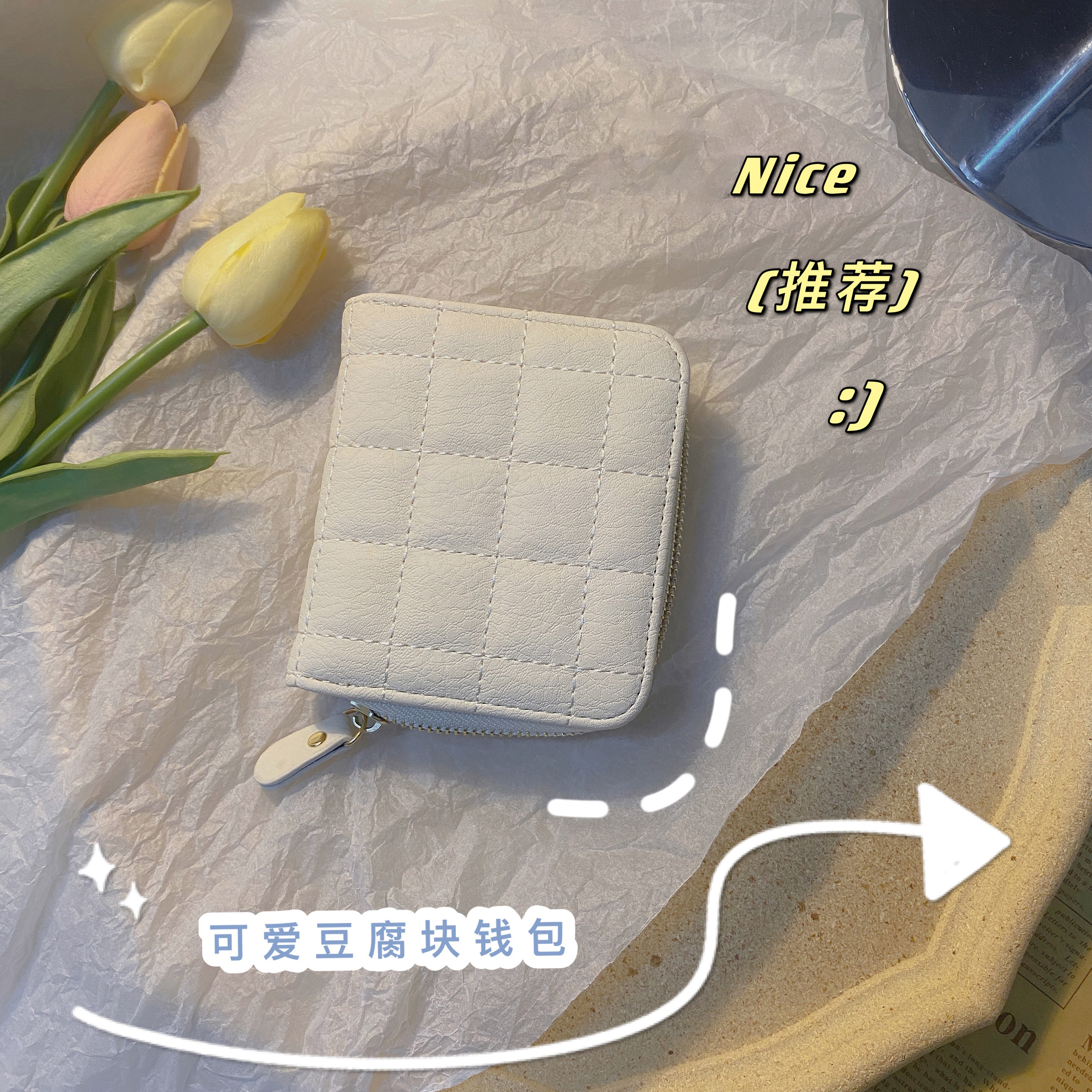 GANMOGU mini-college mini-college student mini-college wallet in small retro-ancient women