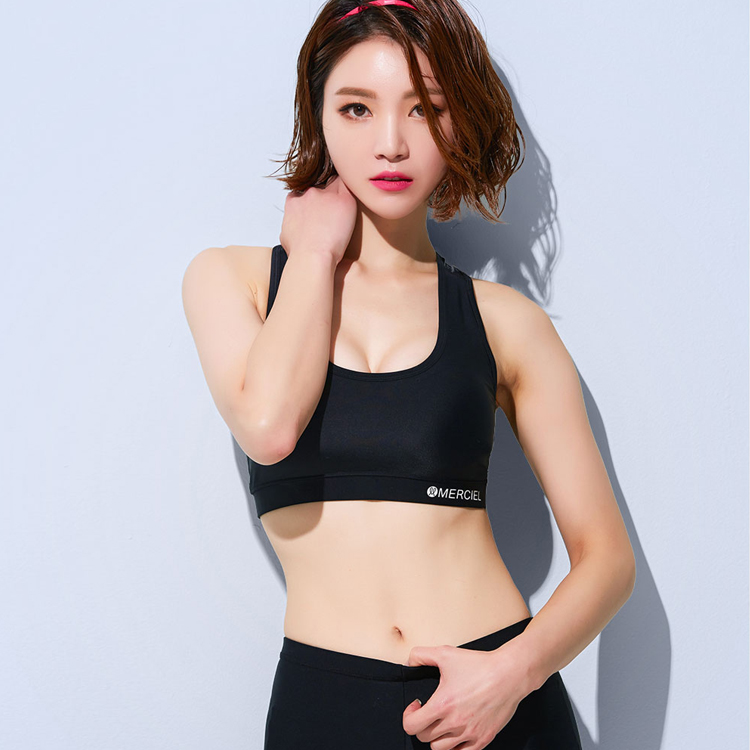 Da Cousins-Sports Underwear Bra Running Fitness Vest Style Women Coalesque YOGA WITHOUT STEEL RING BRA