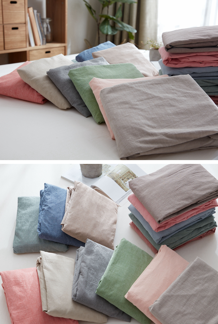 Khăn trải giường bằng vải bông Bông cotton 1,8 / 1,5 / 1,2 m trải giường màu nâu tấm đệm đơn mảnh Simmons bảo vệ Ga phủ giường Everon
