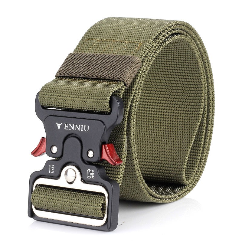 Phiên bản rộng 5cm Cobra chiến thuật đai nylon đa năng vành đai Quạt quân đội nam vũ trang huấn luyện quân sự tráng - Thắt lưng thắt lưng nữ bản to