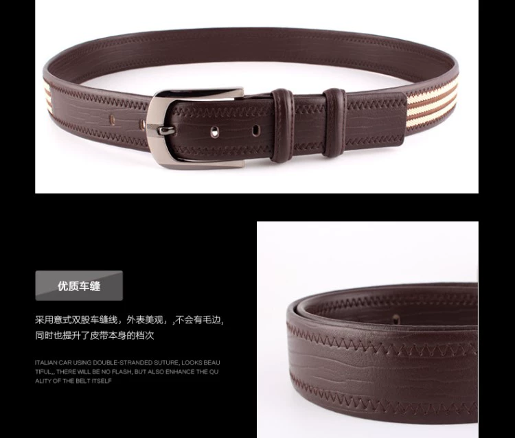 Sản phẩm mới nóng Thắt lưng Hàn Quốc Thắt lưng da nam Vintage Thương hiệu pin khóa thắt lưng - Thắt lưng thắt lưng nữ