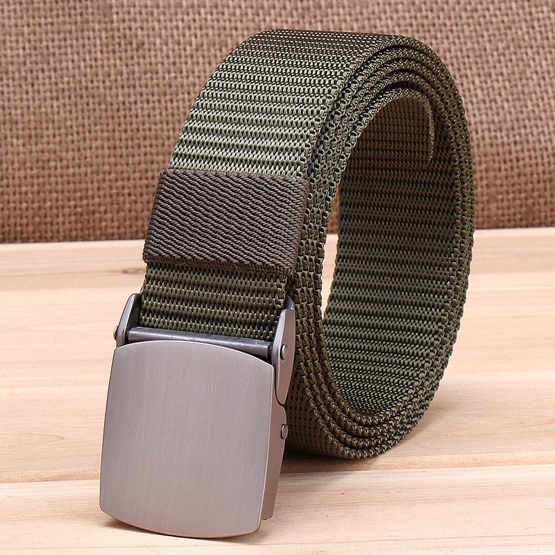 3.0 tự động khóa tốc độ khô nylon vành đai chiến thuật ngoài trời quần học sinh vành đai huấn luyện quân sự có thể được tùy chỉnh LOGO - Thắt lưng dây nịt da nam