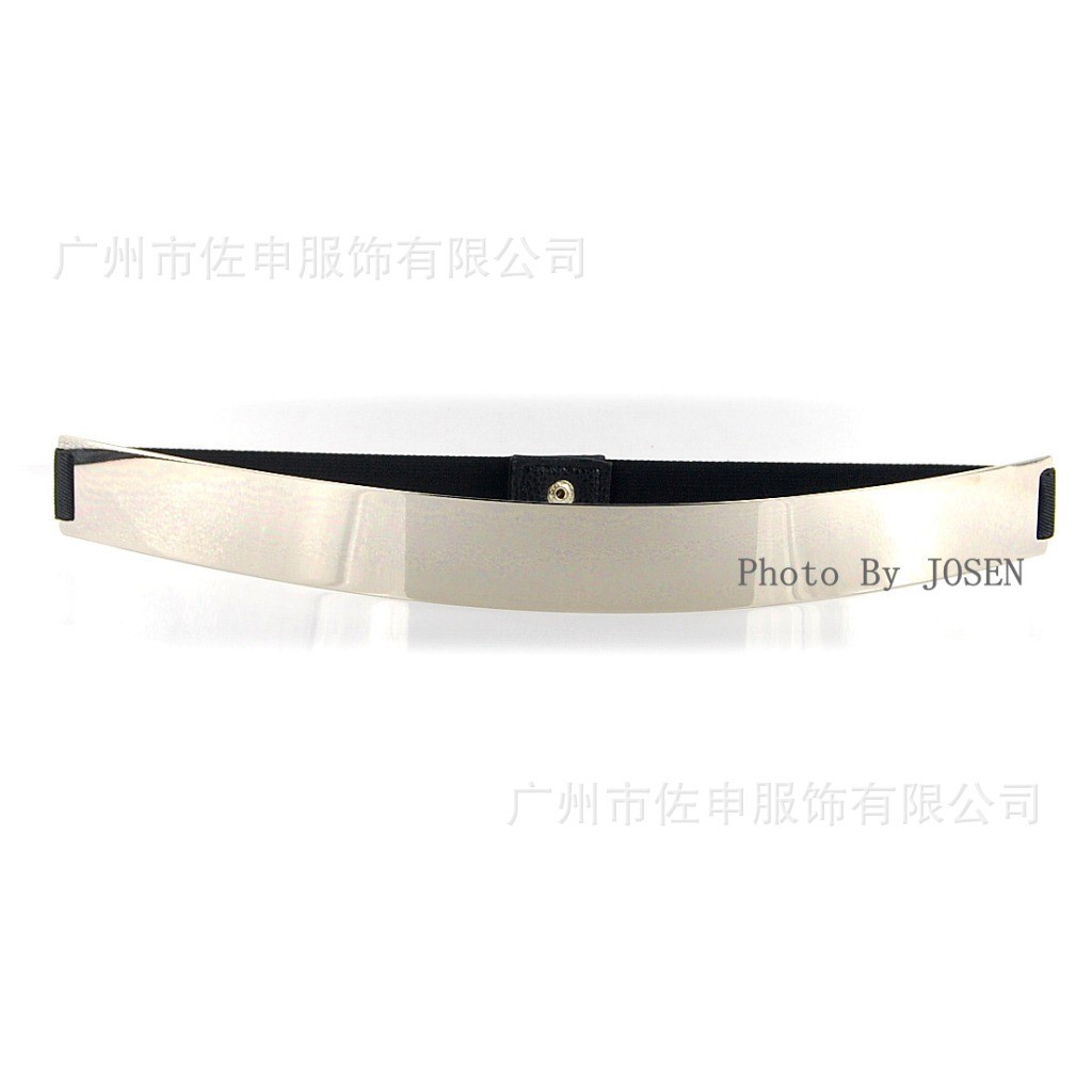 Thời trang vàng dài dây thắt lưng kim loại đơn giản dây đai phụ nữ hoang dã vành đai 401 - Thắt lưng dây thắt lưng