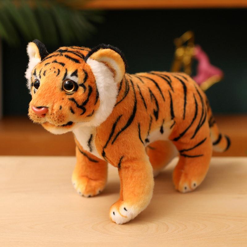 Japanese Authentic Tiger Plush Toy Small Doll Realistic Stuffed Animal Zodiac Plush Toy Children's Cute Pillow for Boys Japanese Authentic Tiger Plush Toy Small Doll Realistic Stuffed Animal Zodiac Plush Toy Children's Cute Pillow for Boys