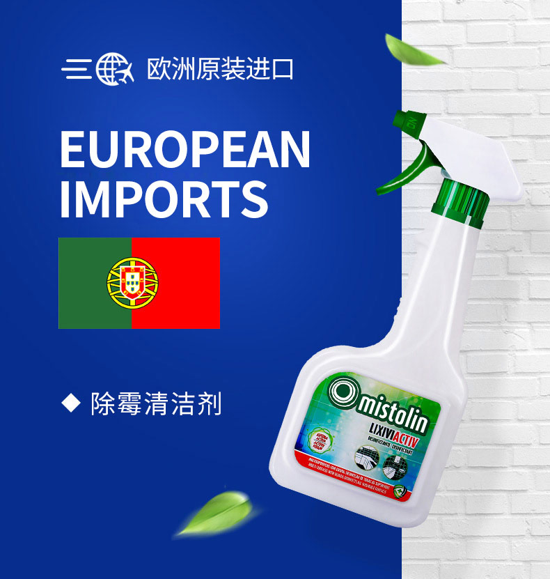 欧洲进口  Mistolin 米斯特林 墙体墙面除霉剂 500ml 图1