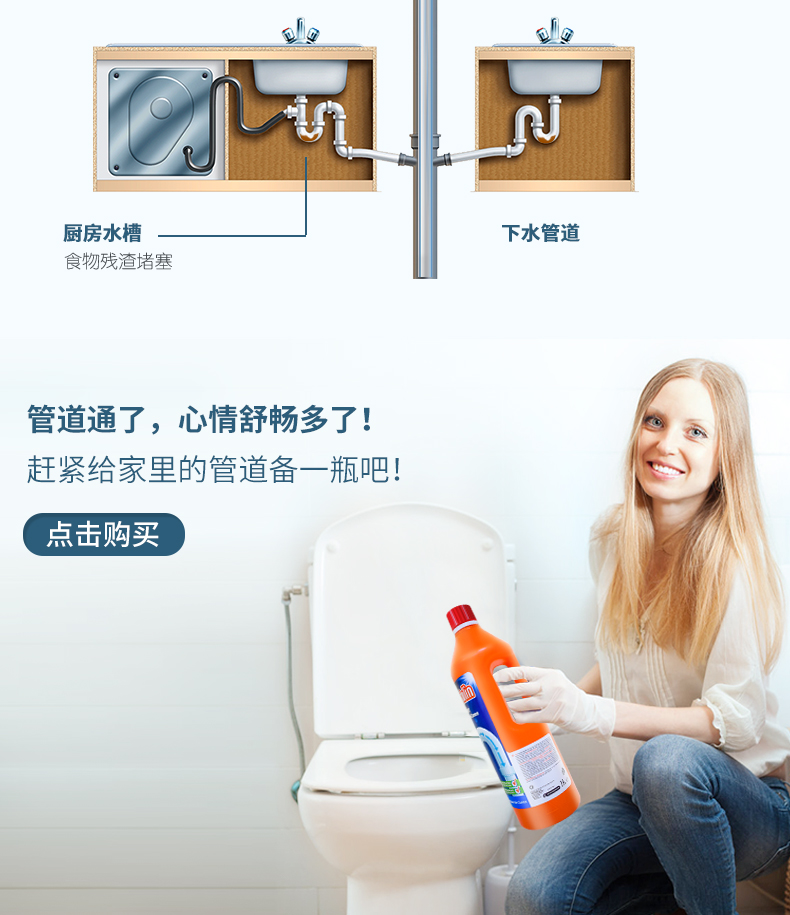 欧洲进口 MISTOLIN 强力管道疏通除臭剂 1L 图19