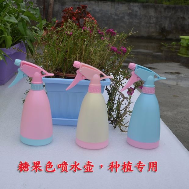 Tưới nước màu kẹo có thể tưới nước có thể tưới bình áp lực tay tưới nước chậu hoa bình nước tưới chai nước làm vườn binh tuoi cay