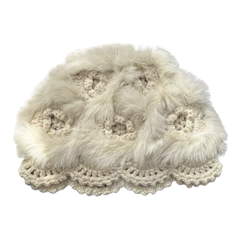 Бархатная удерживающая тепло шерстяная трикотажная зимняя шапка, в корейском стиле