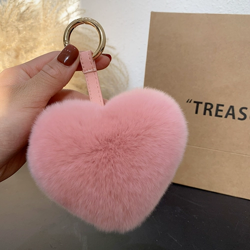 Подвеска, аксессуар в виде сердечка, украшение на сумку в форме сердца, брелок, плюшевая