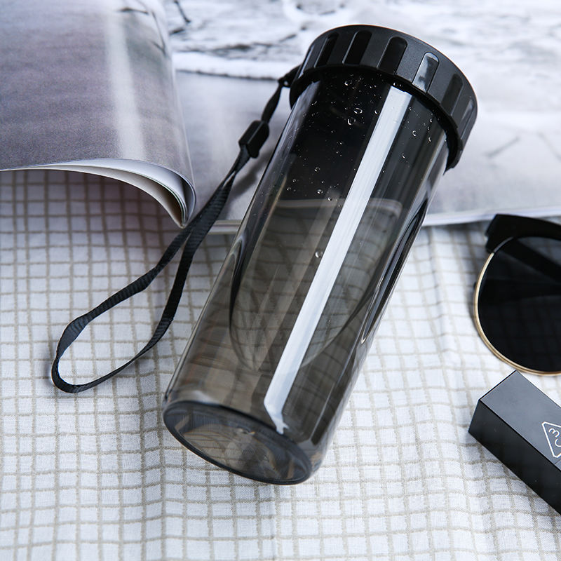 Special plastic water cup male and female students Korean version of the simple net red accompanying cup Creative sports drop-proof leak-proof portable