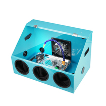 Hai Metal Customized Bench Grinding Machine Integrated Grinding Box Dust-proof Tooth Machine Wenwan Polishing Sen Electric Grinding and Engraving Box