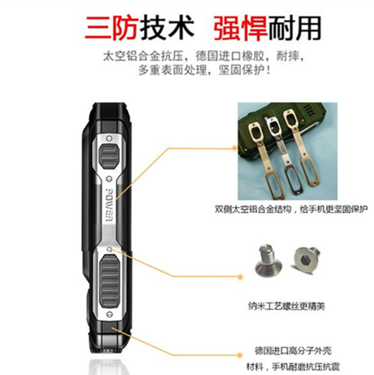 GOFLY / ngôn ngữ Czech 6800 quân ba chống tế bào điện Pa lớn cuộc gọi chuyển phát nhanh điện thoại dịch vụ khách hàng ghi tự động cho người già - Điện thoại di động giá điện thoại samsung a12