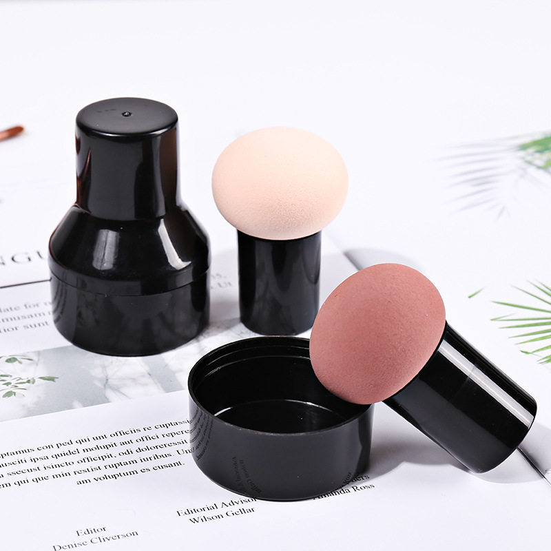 Small mushroom powder puff loose powder sponge air cushion dry and wet dual-use BB cream puff mushroom head does not eat powder gourd puff