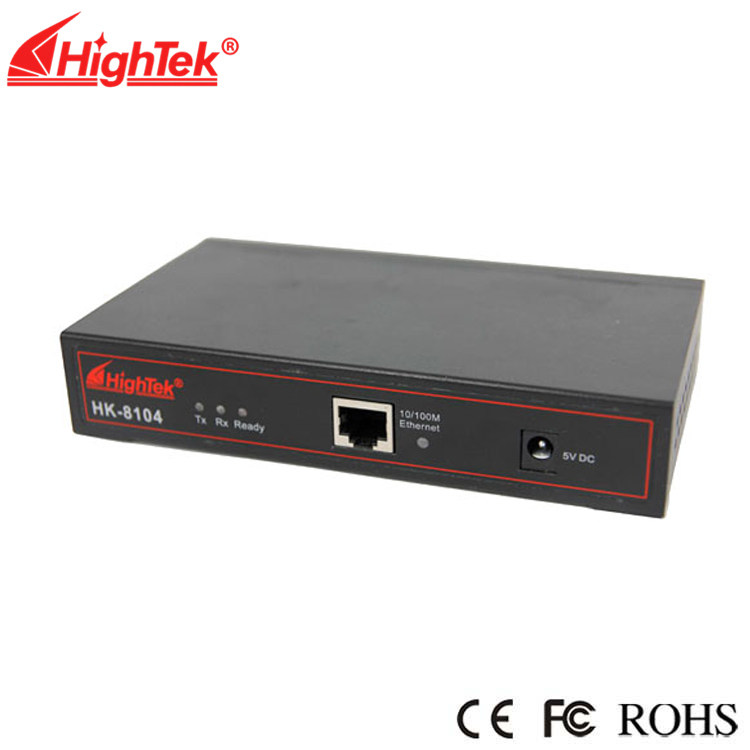 HighTek 4 mouth RS485 422 turn TCPIP 232 serial port transfer to Ethernet communications server HK-8104