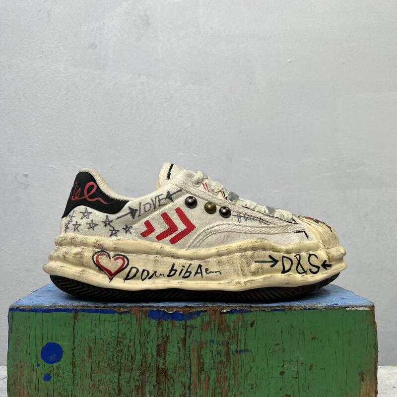 New Shell-Style American Street Sports Design Thick-Soled Casual Shell Sneakers