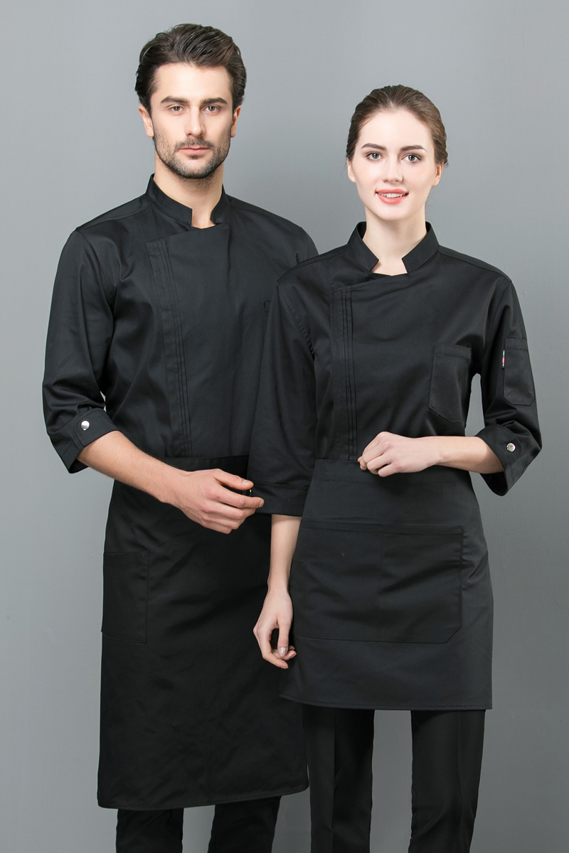 Bảy tay đầu bếp của workclothes Sleeve Four Seasons Bánh Shop Bánh Florist Quần áo bếp Chef của