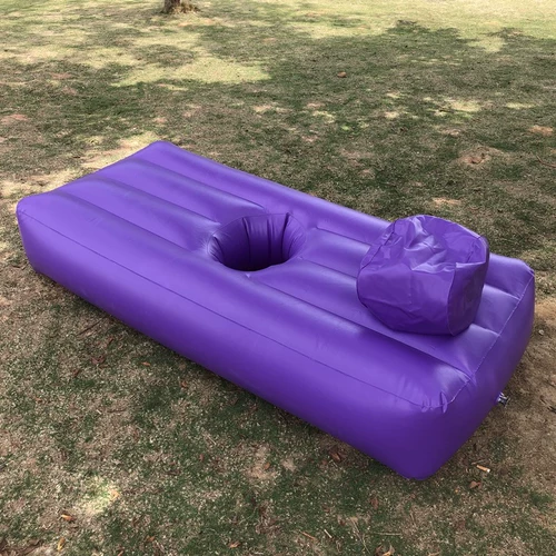 Толстая надувная кровать после ягодиц, спальных артефактов, персикового бедра бедра