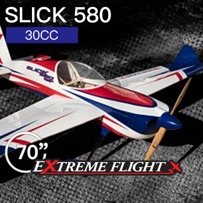 Double-day limit flight EFRC light wood fixed wing 70 inch SLICK 580 (30CC)