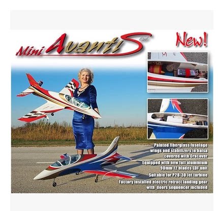 MINI AVANTI S EDF Electric Turbine Jet