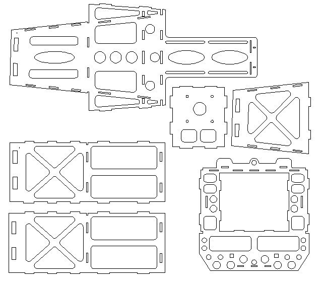 (FUTURE MODELS) SLICK540 6270E MOTOR RACKS