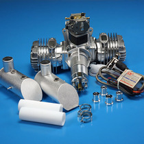 DLE111 model aircraft gasoline engine dual-cylinder two-stroke side exhaust natural air-cooled hand start 111CC displacement