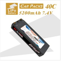Redzone lipo 40C 5200mAh 7 4v front line RV off-road short card dedicated